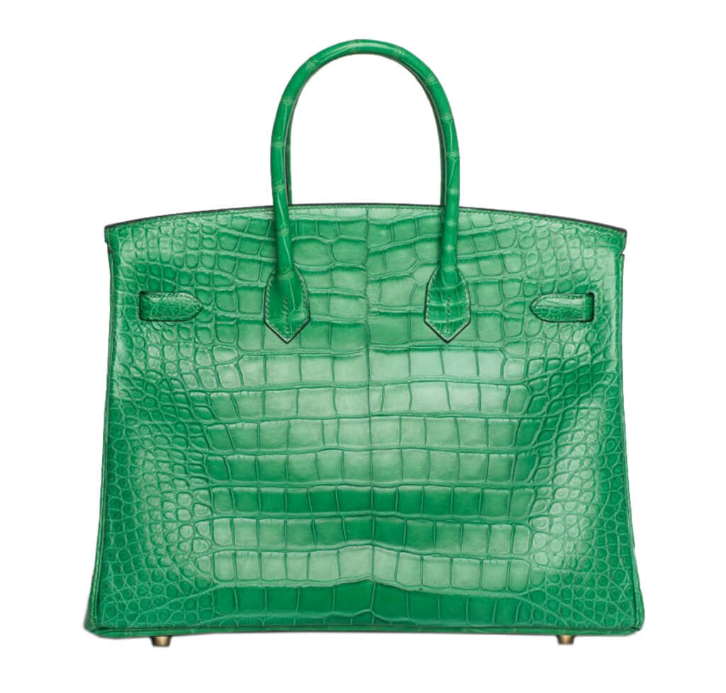 Hermès Birkin 35 Bag Cactus Matte Alligator