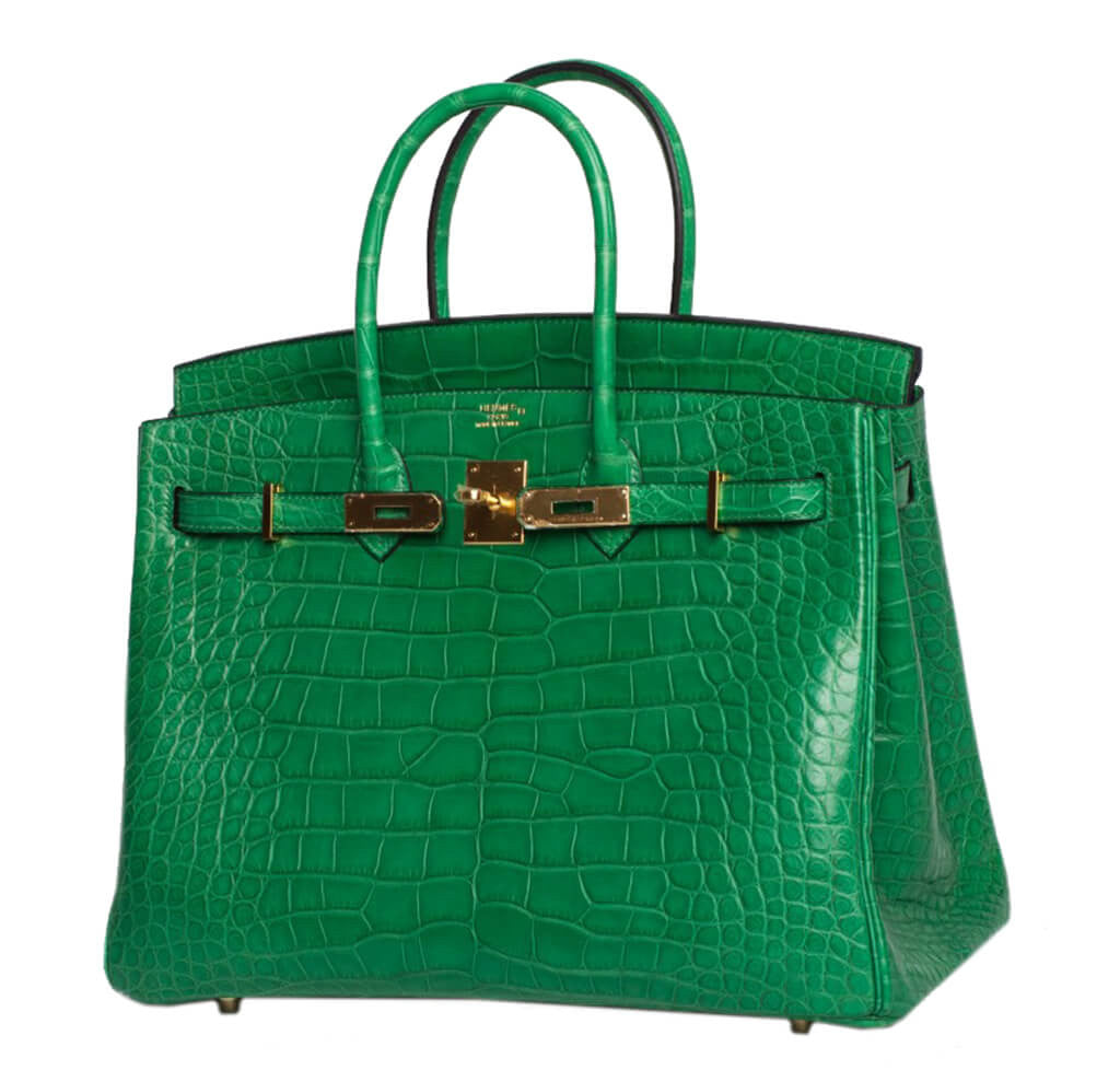 Hermès Birkin 35 Bag Cactus Matte Alligator