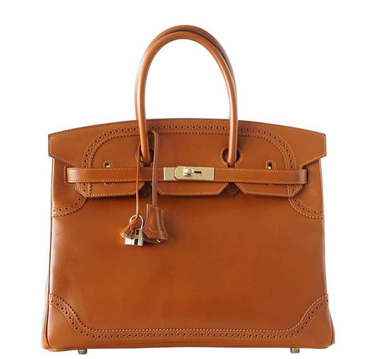 Hermès Ghillies Birkin Fauve 35cm Bag