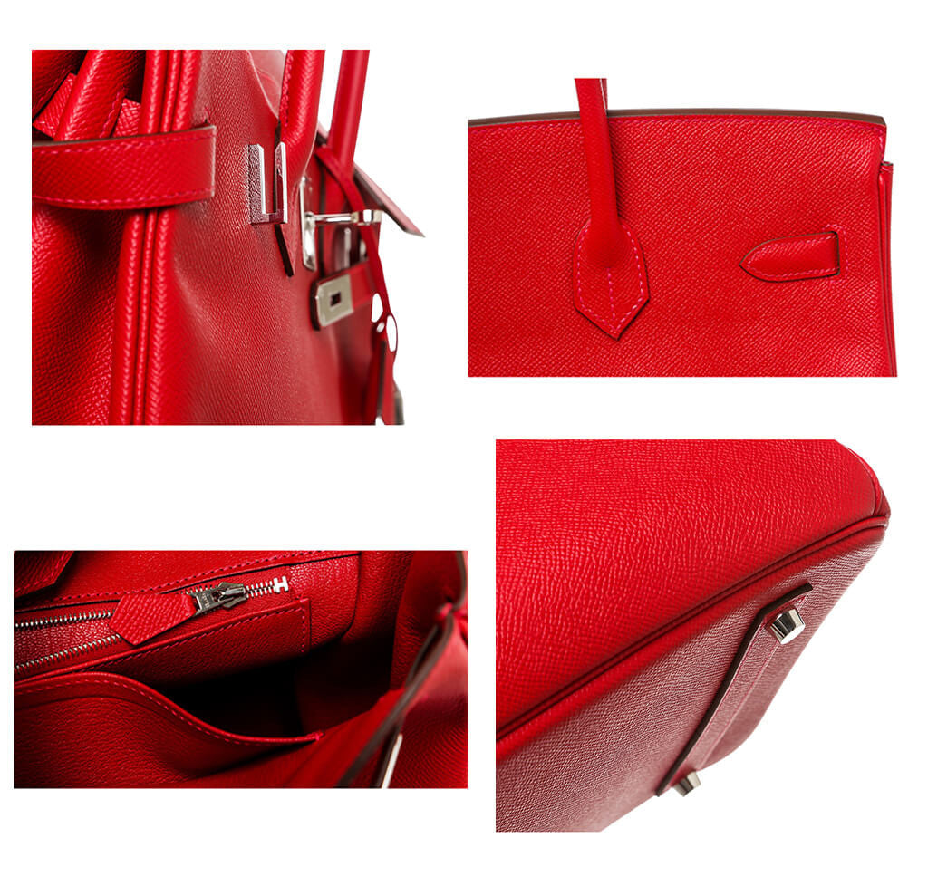 Hermès Birkin 35 Bag Rouge Casaque Epsom