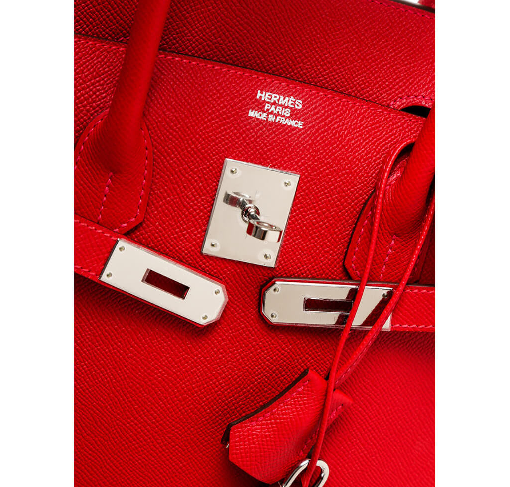 Hermès Birkin 35 Bag Rouge Casaque Epsom