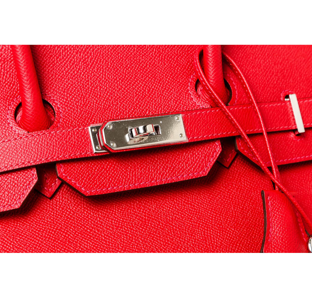 Hermès Birkin 35 Bag Rouge Casaque Epsom