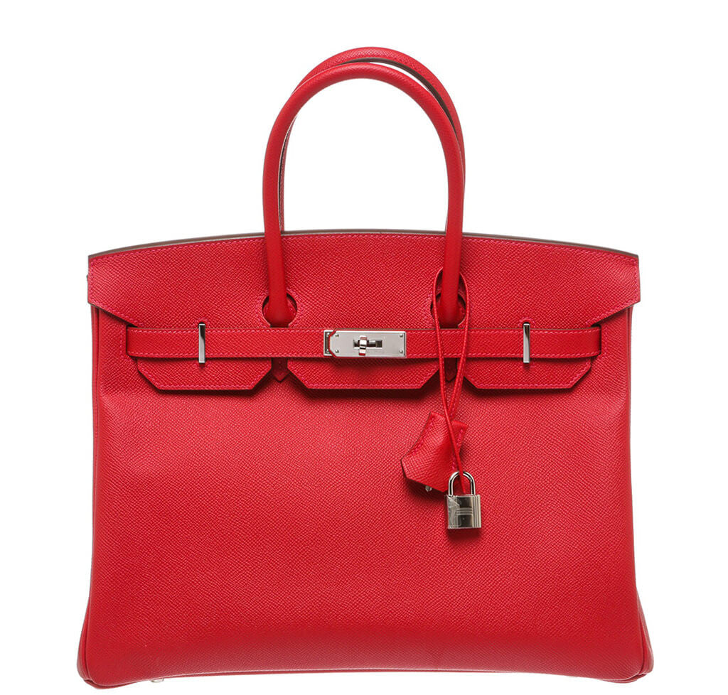 Hermès Birkin 35 Bag Rouge Casaque Epsom