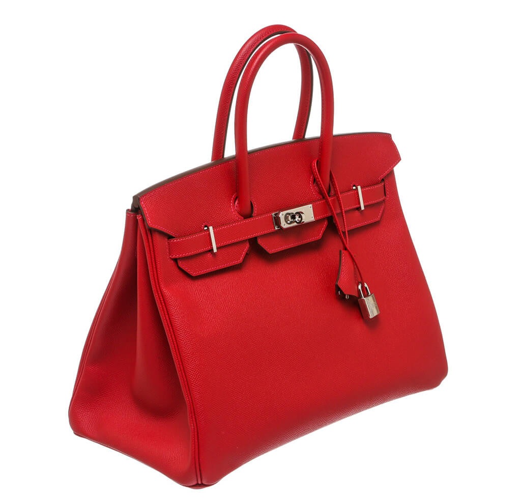 Hermès Birkin 35 Bag Rouge Casaque Epsom