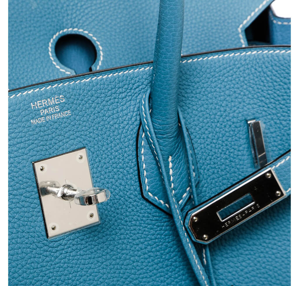 Hermès Birkin 35 Bag Blue Jean Togo