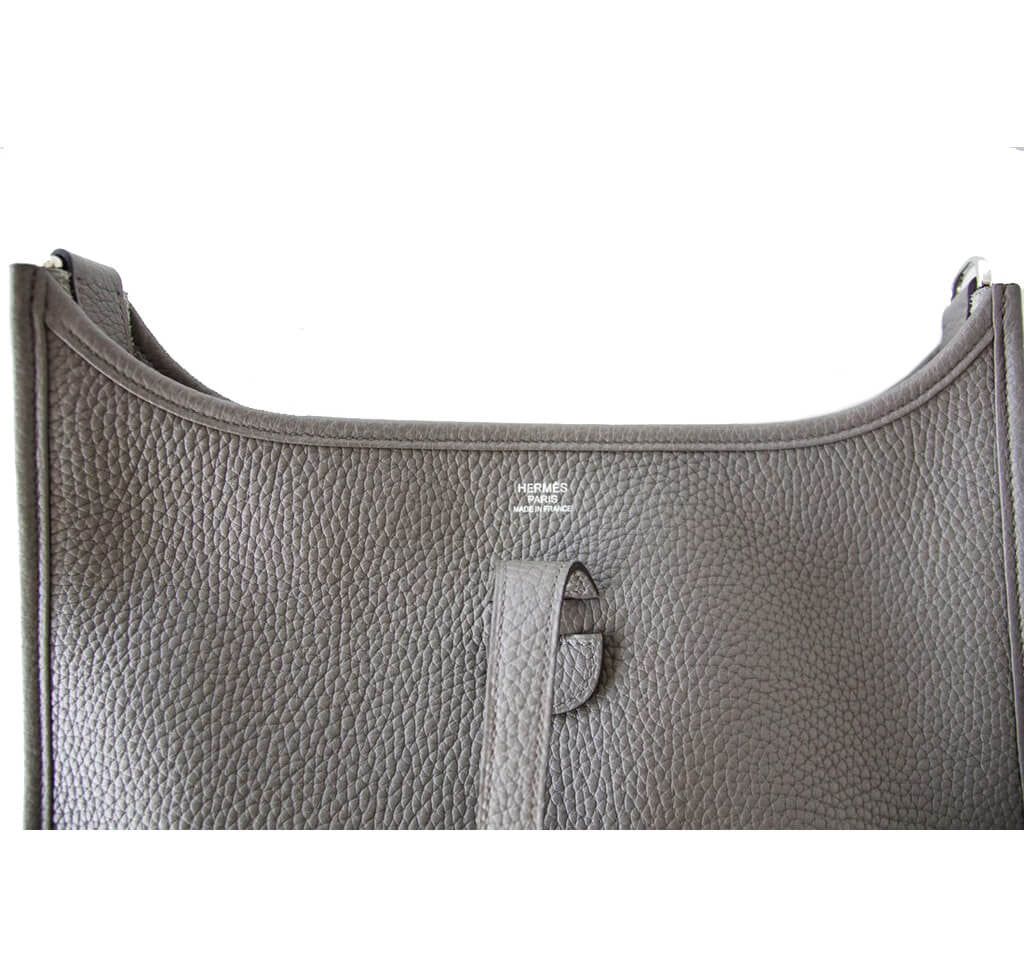 Hermès Evelyne PM Bag Etain Palladium Hardware