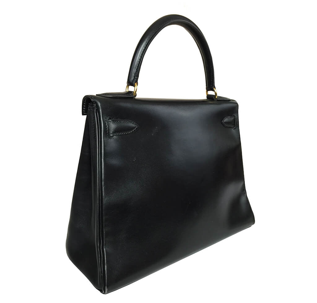 Hermès Kelly Handbag 28cm Black GHW