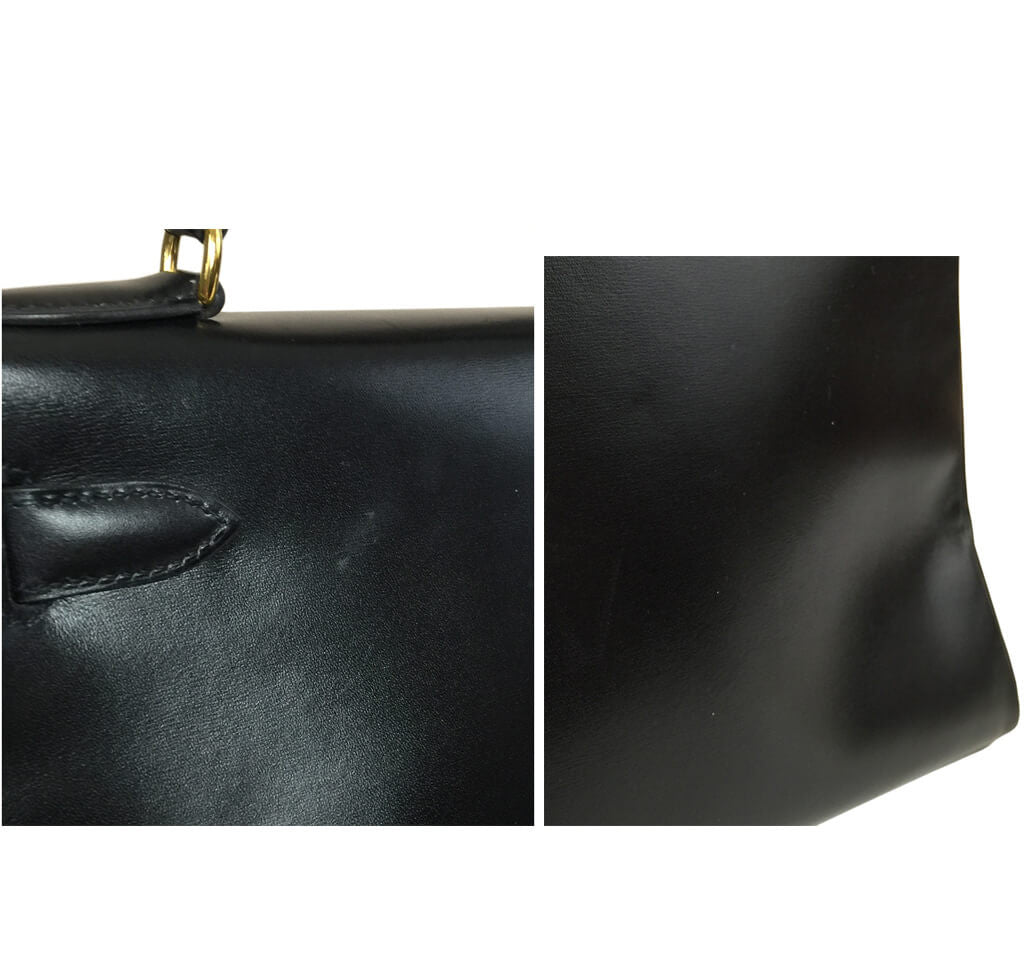 Hermès Kelly Handbag 28cm Black GHW