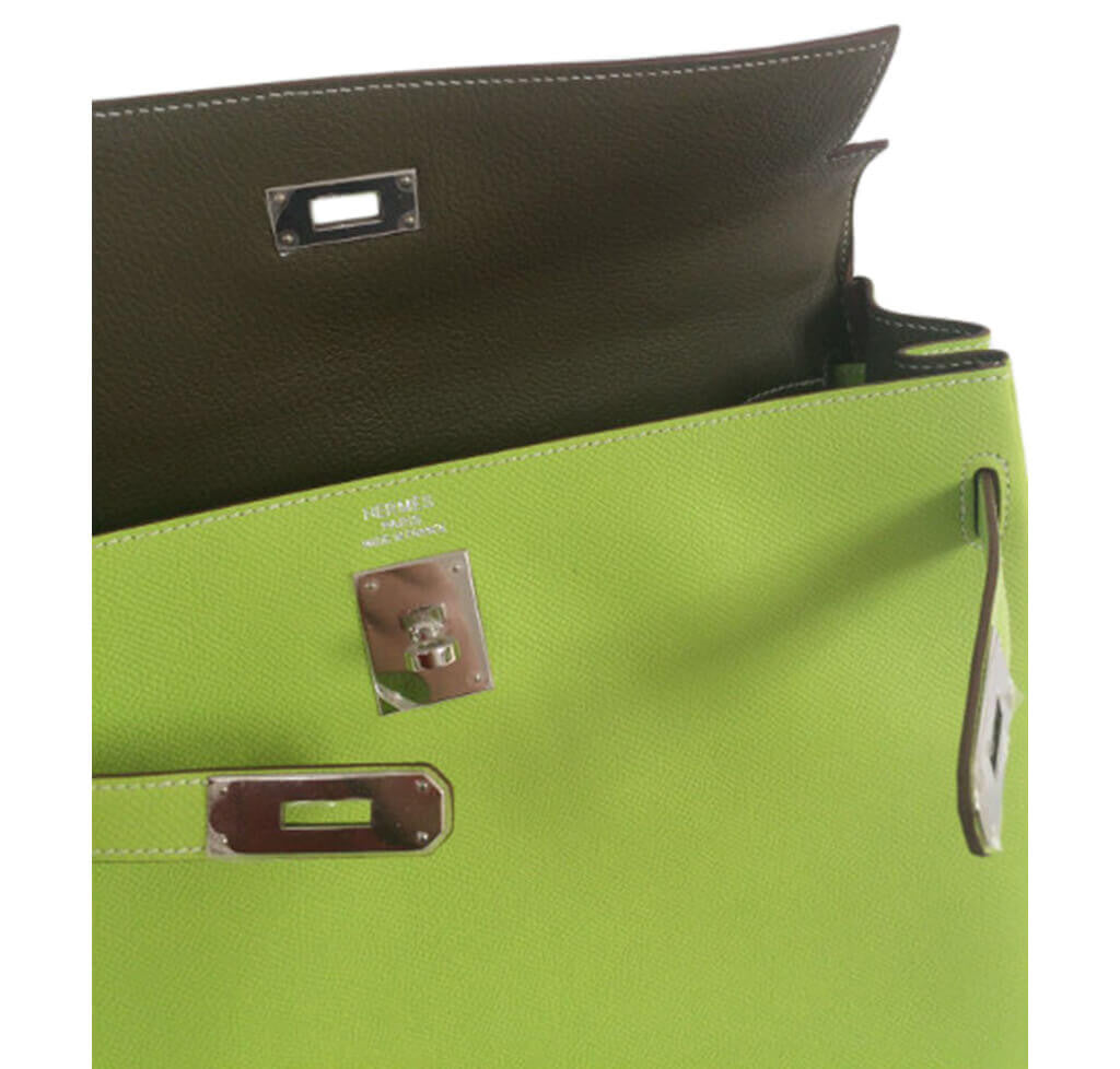 Hermès Candy Series Kelly 35cm Kiwi