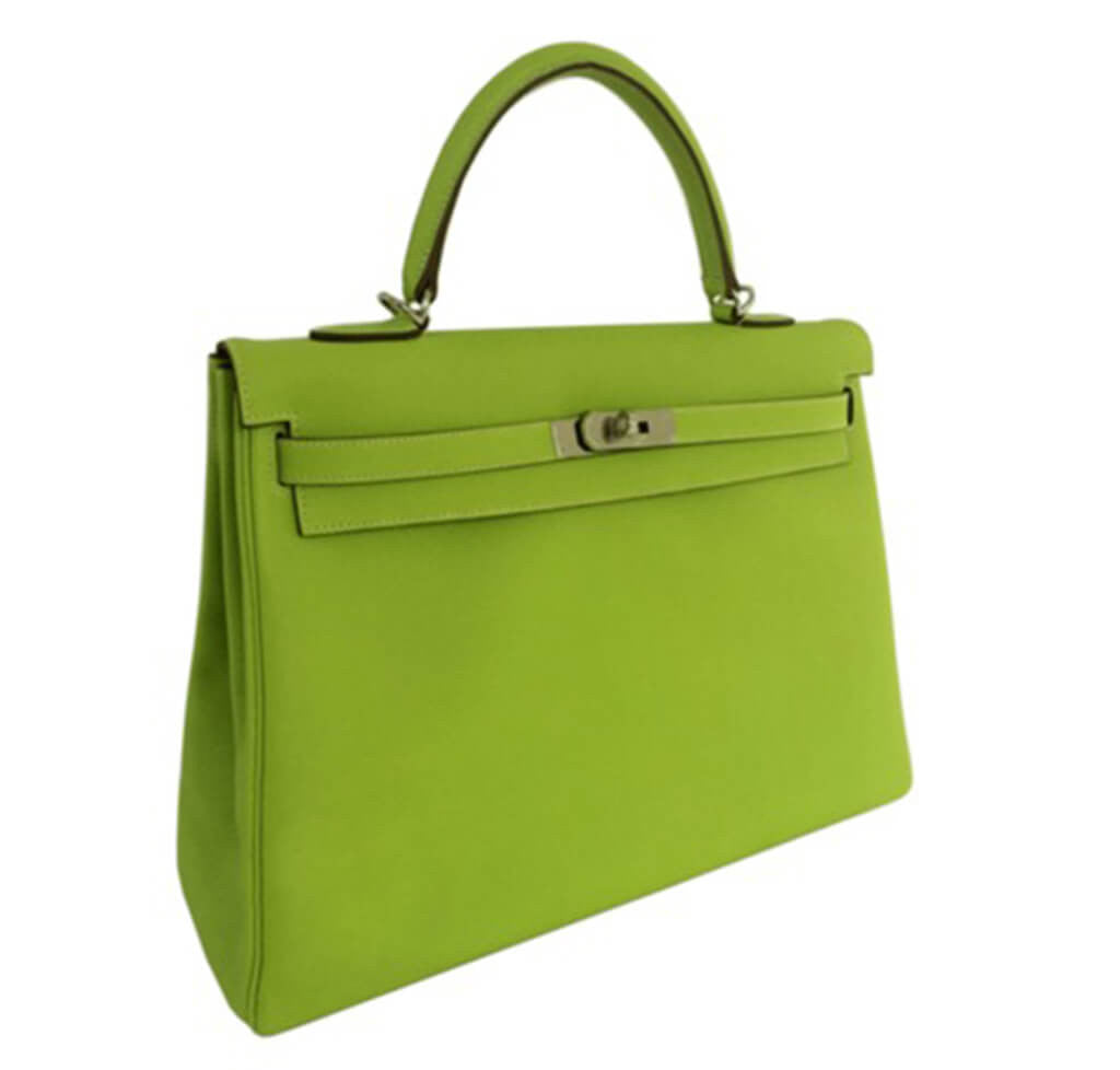 Hermès Candy Series Kelly 35cm Kiwi