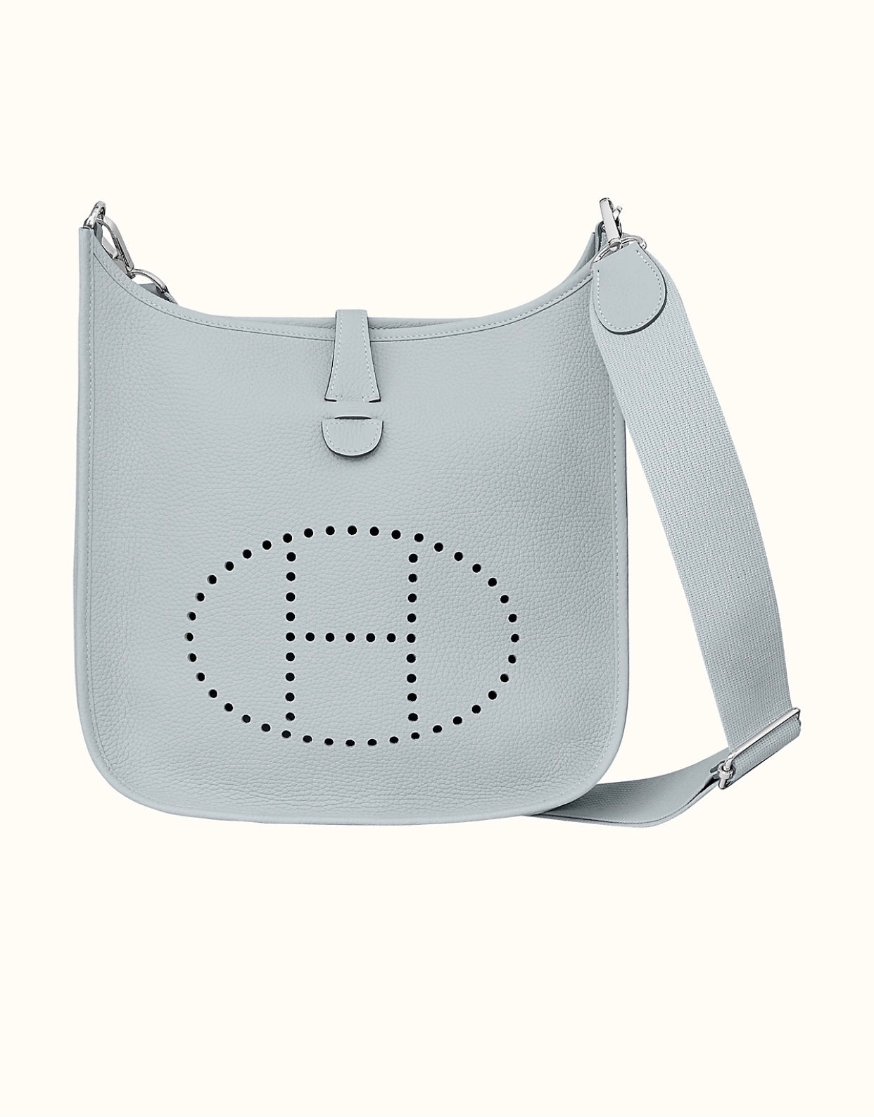 Hermes Clemence Evelyne III 29 Bleu Pale