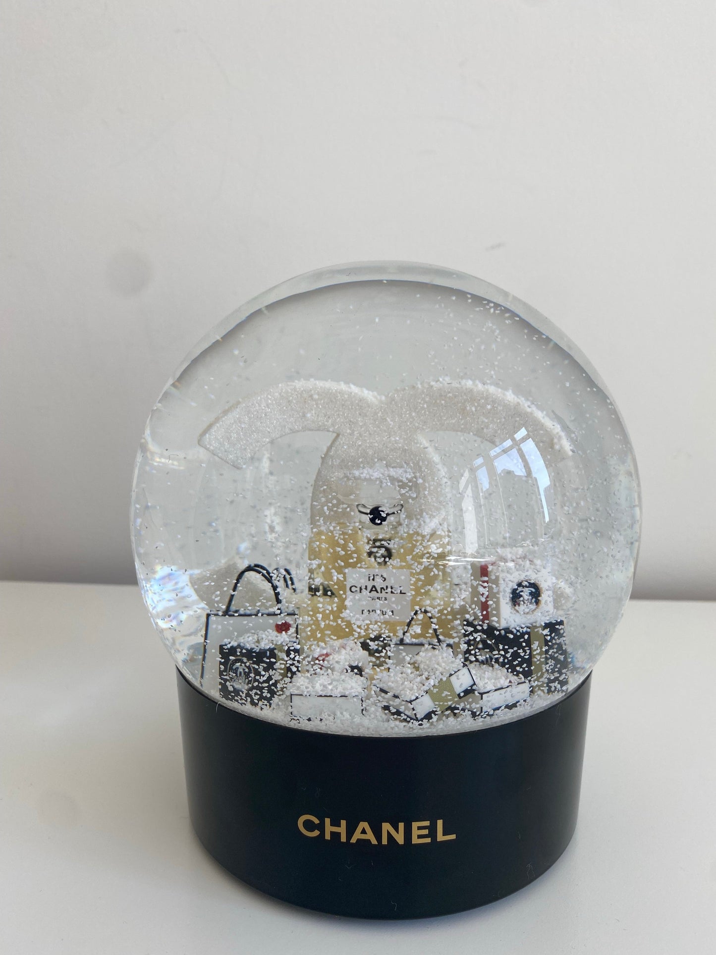 Chanel | Snow Globe Perfume Shopping Bag | LARGE