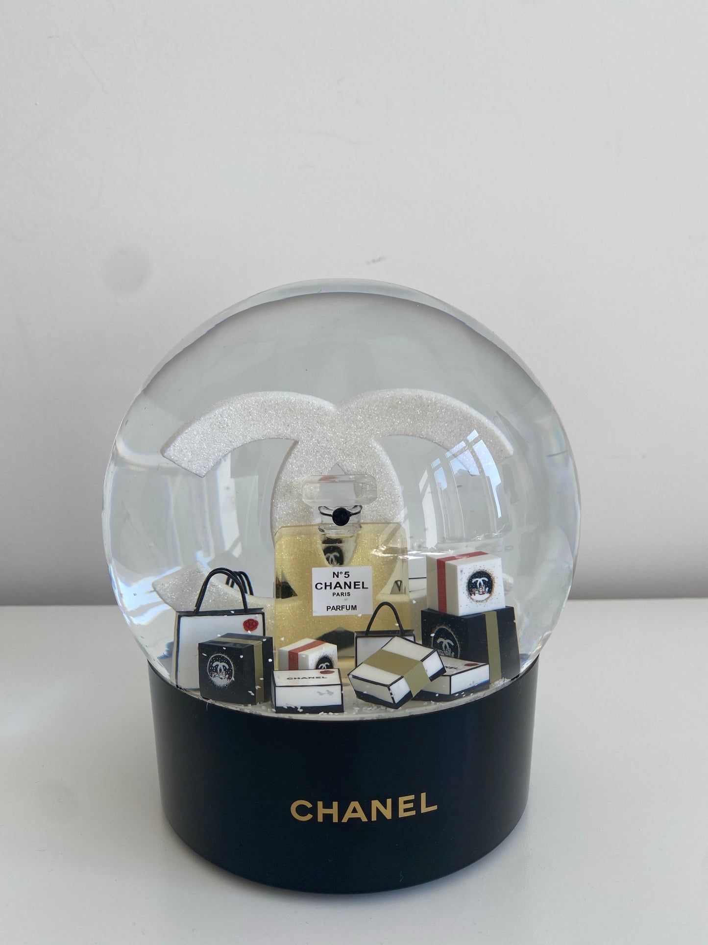 Chanel | Snow Globe Perfume Shopping Bag | LARGE