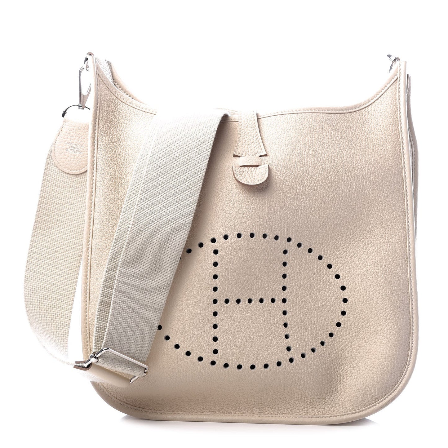 Hermes Clemence Evelyne III PM Nata White