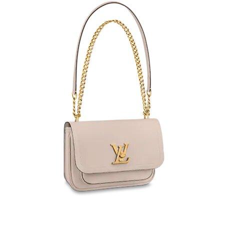 Louis Vuitton LOCKME CHAIN PM Bag Griege