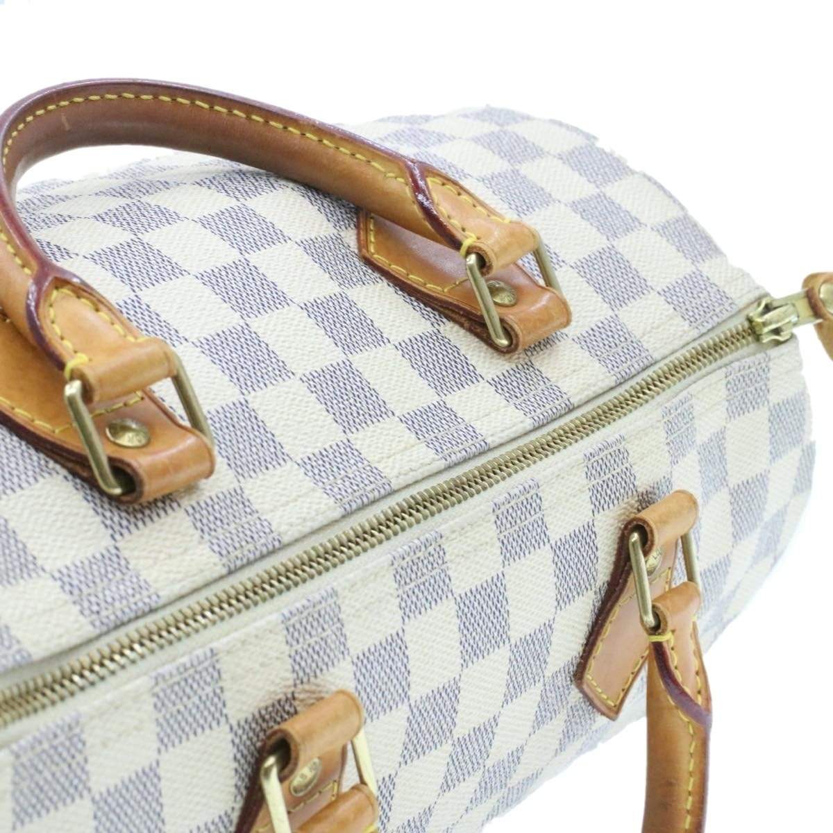 LOUIS VUITTON Damier Azur Speedy 30 Hand Bag LV DU2029 - Cap N Wrap