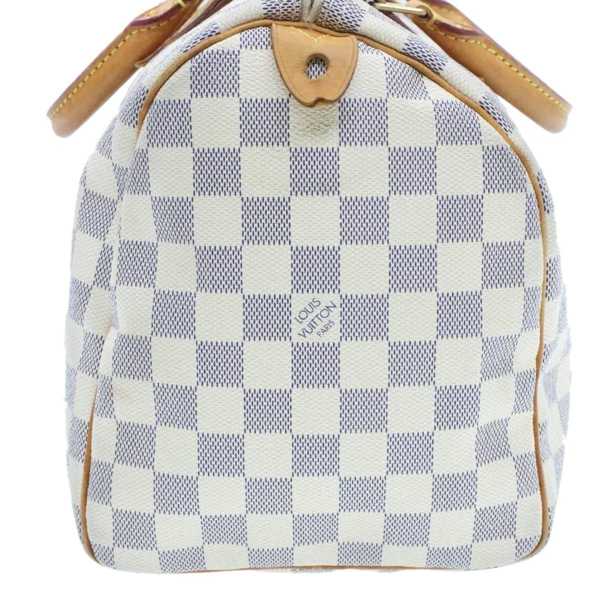 LOUIS VUITTON Damier Azur Speedy 30 Hand Bag LV DU2029 - Cap N Wrap