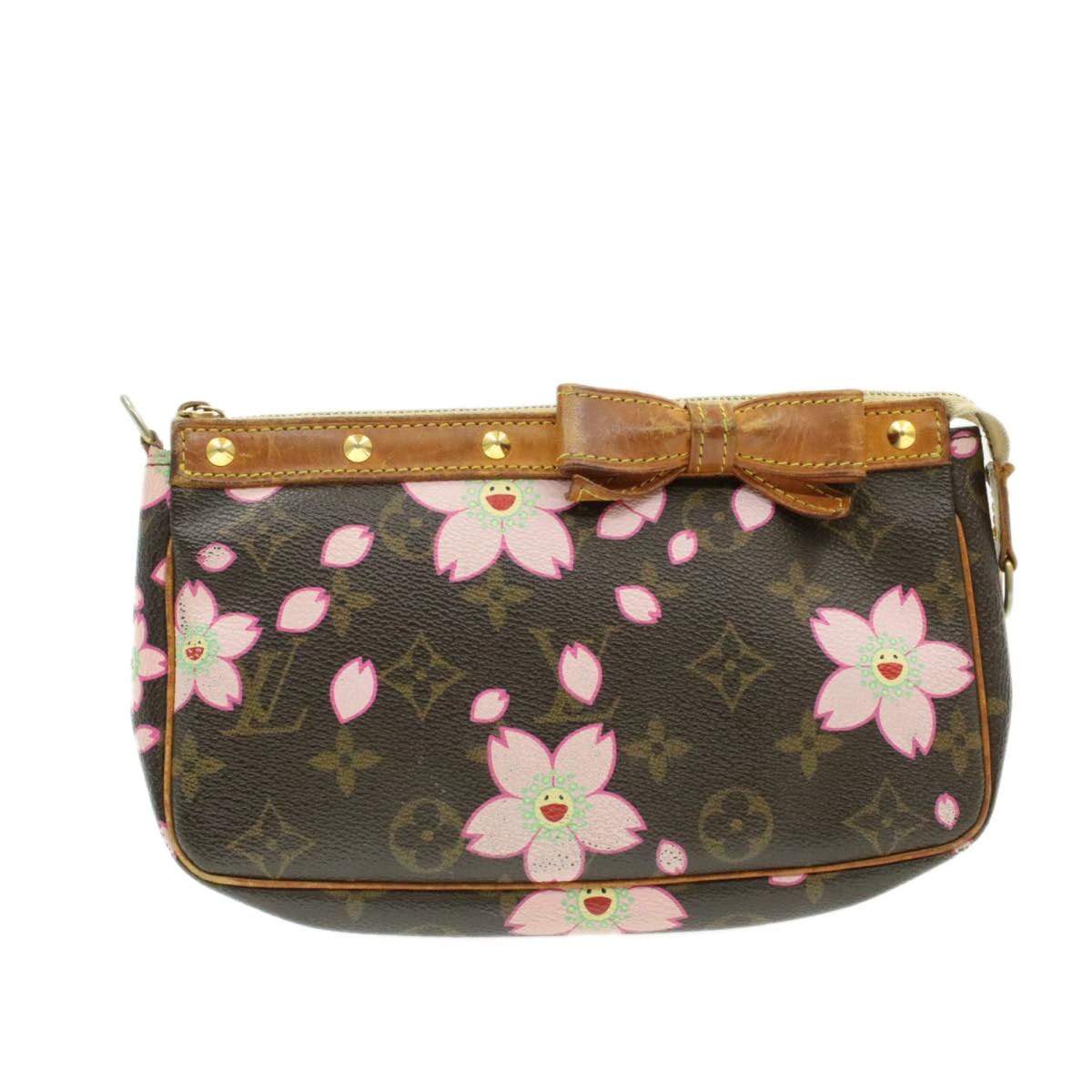 Louis Vuitton Monogram Cherry Blossom Pochette Accessoires Pouch - Cap N Wrap