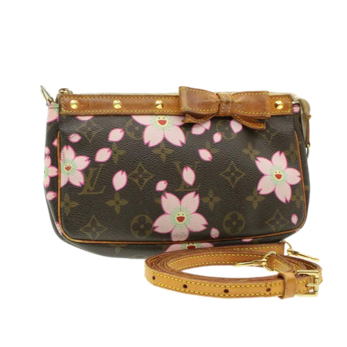 Louis Vuitton Monogram Cherry Blossom Pochette Accessoires Pouch - Cap N Wrap