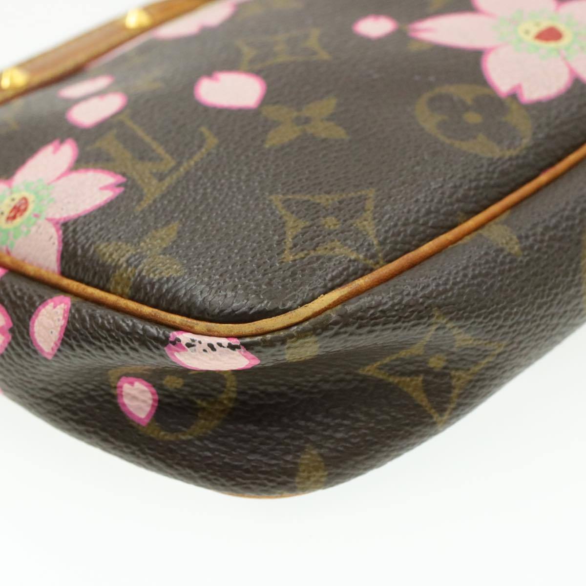 Louis Vuitton Monogram Cherry Blossom Pochette Accessoires Pouch - Cap N Wrap