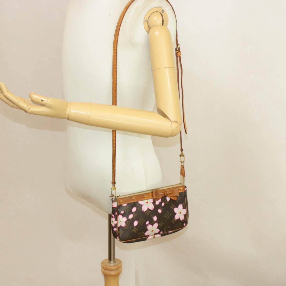 Louis Vuitton Monogram Cherry Blossom Pochette Accessoires Pouch - Cap N Wrap