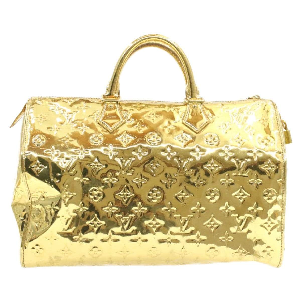 LOUIS VUITTON Monogram Gold Mirror Speedy 35 - Cap N Wrap