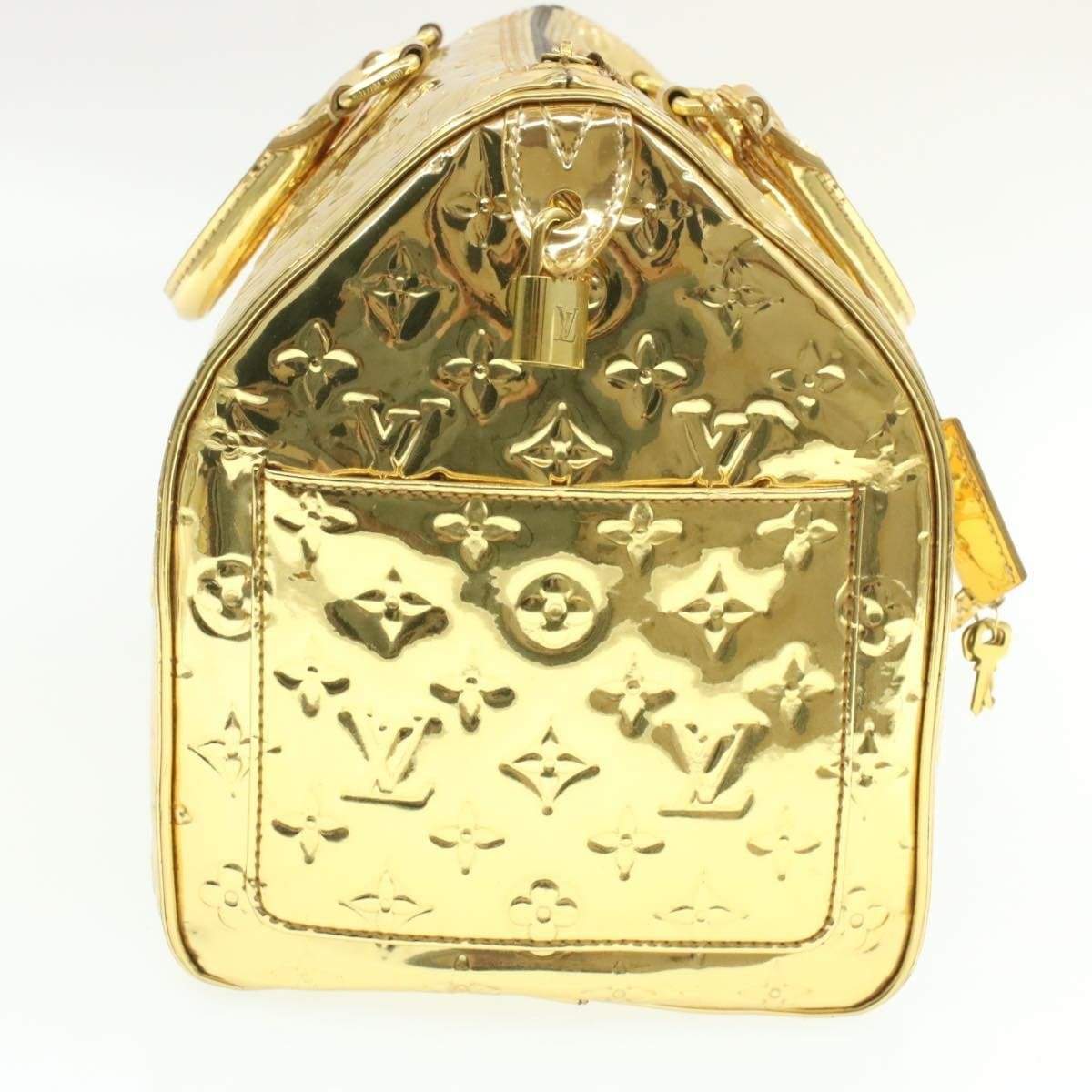 LOUIS VUITTON Monogram Gold Mirror Speedy 35 - Cap N Wrap