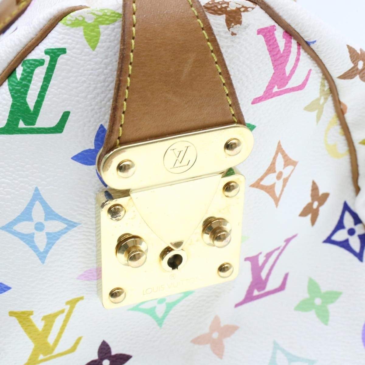 LOUIS VUITTON Monogram Murakami White Speedy 30 Hand Bag SP0013 - Cap N Wrap