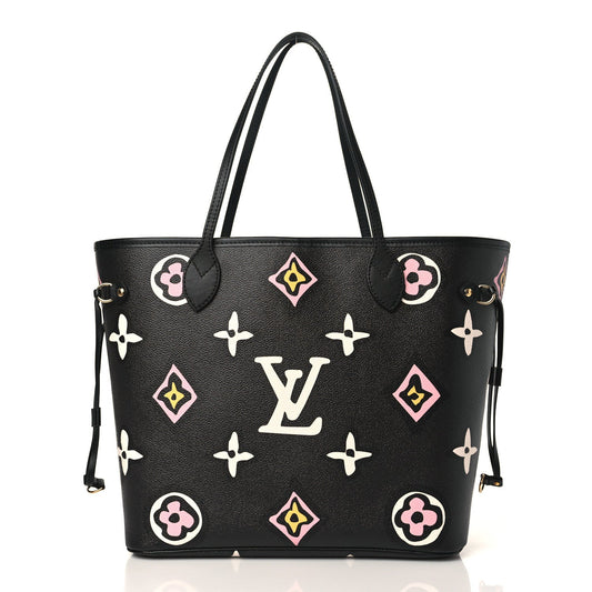 Louis Vuitton Neverfull Wild at Heart illustration M45818