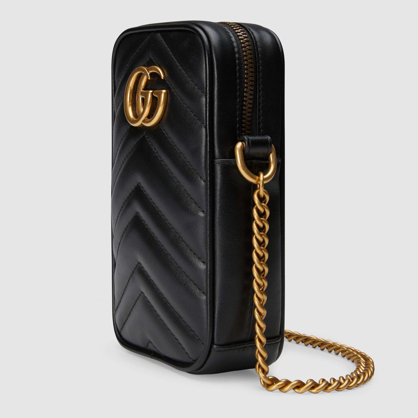 GG Marmont mini bag Black leather