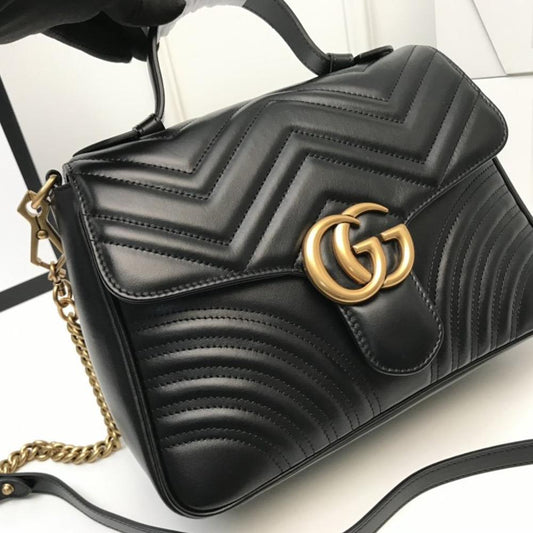 GG Marmont mini top handle bag