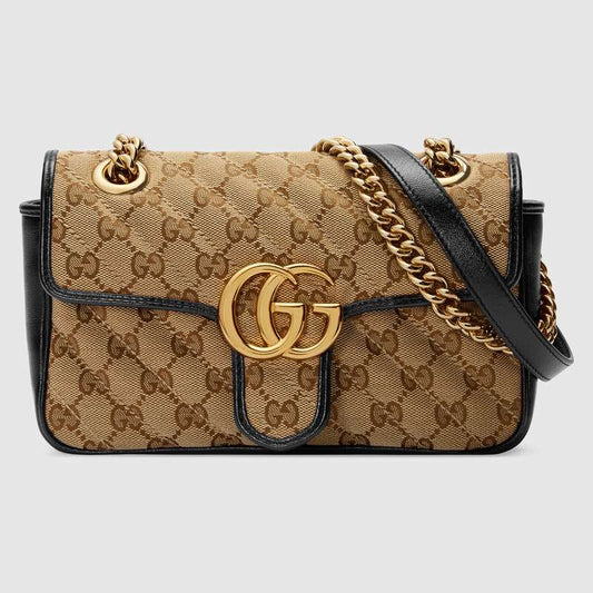 GG Marmont mini bag Black leather