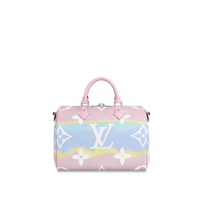 Louis Vuitton ESCALE SPEEDY BANDOULIÈRE 30 Pastel